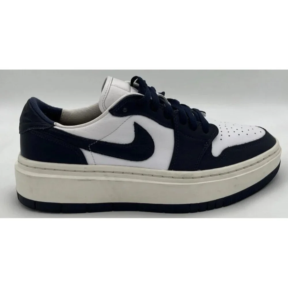 Nike Air Jordan 1 Low Elevate Women’s Size 10 Midnight Navy Sneakers DH7004-400 - Picture 8 of 11